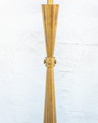 Mid Century Solid Brass Pricket Candlesticks