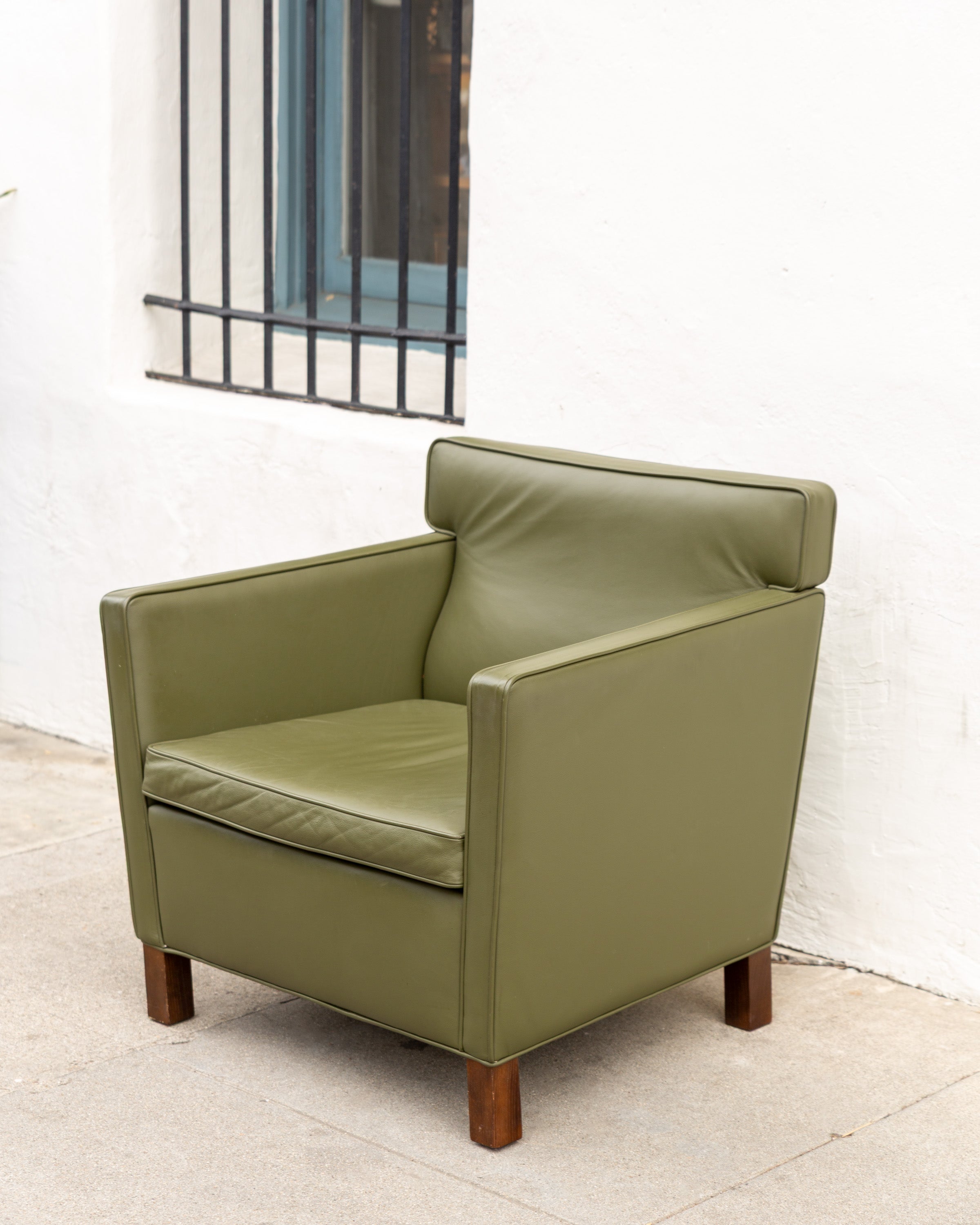 Mies Van Der Rohe Krefeld Leather Club Chair for Knoll International