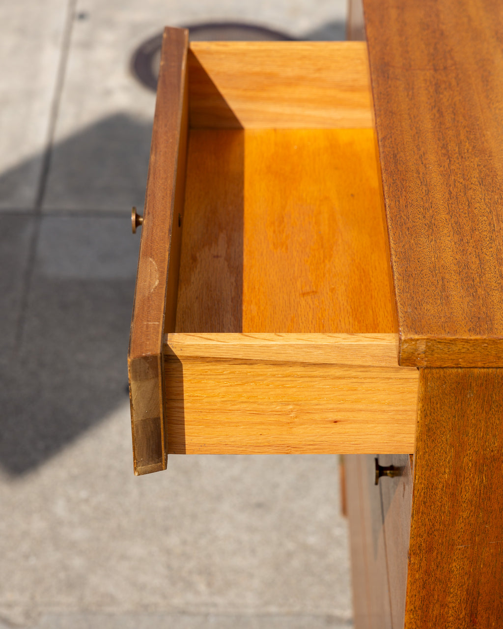 Paul McCobb for Calvin Mid Century Brass X Base Dresser