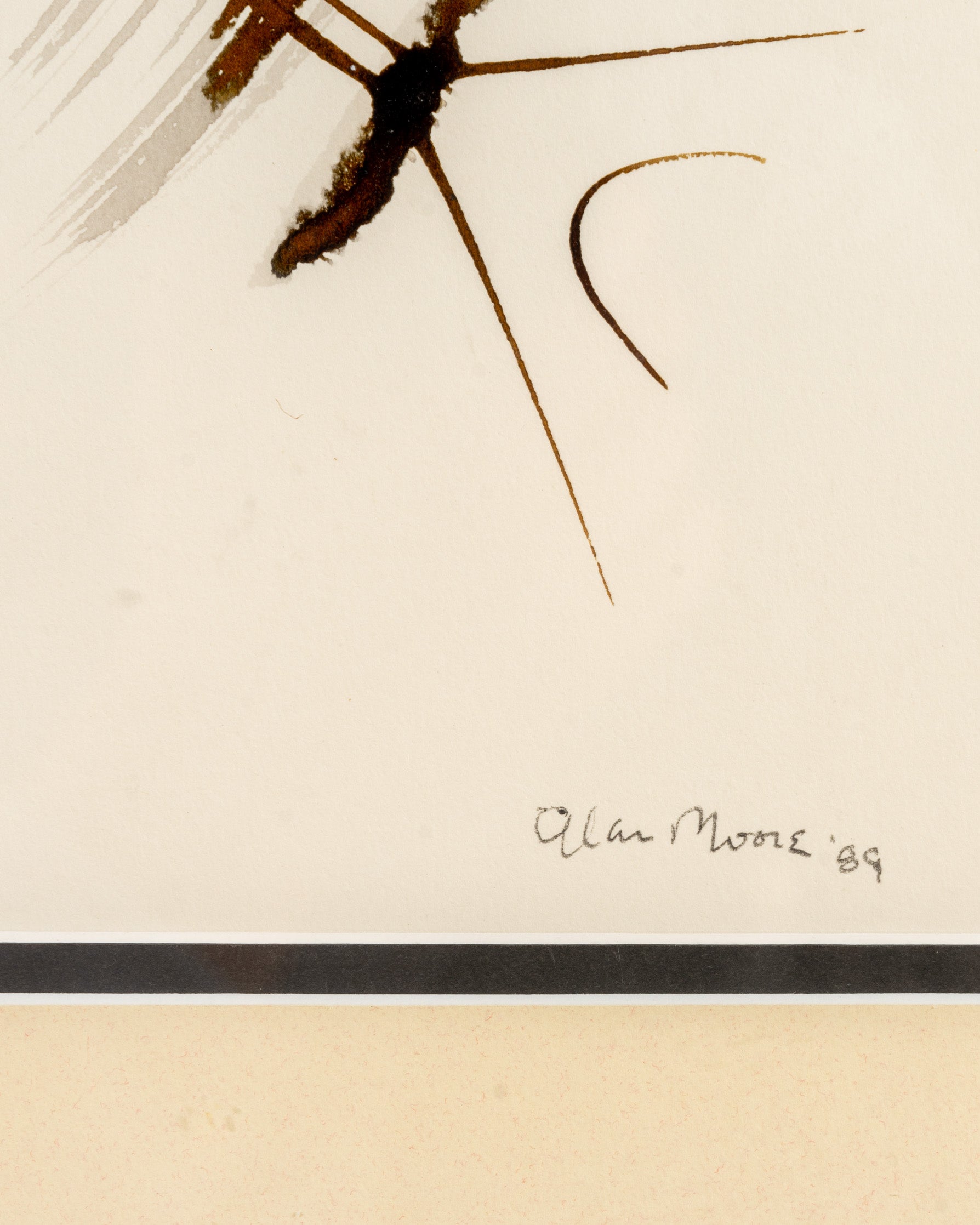 Signed Original Alan Moore Abstract Painting