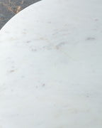 White Marble Side Table