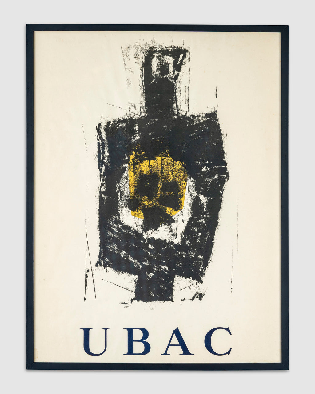 Lithograph Galerie Maeght UBAC 1958 French Artist Mourlot Framed
