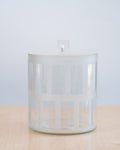 BEST Modernist Canister Glass and Acrylic