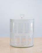 BEST Modernist Canister Glass and Acrylic