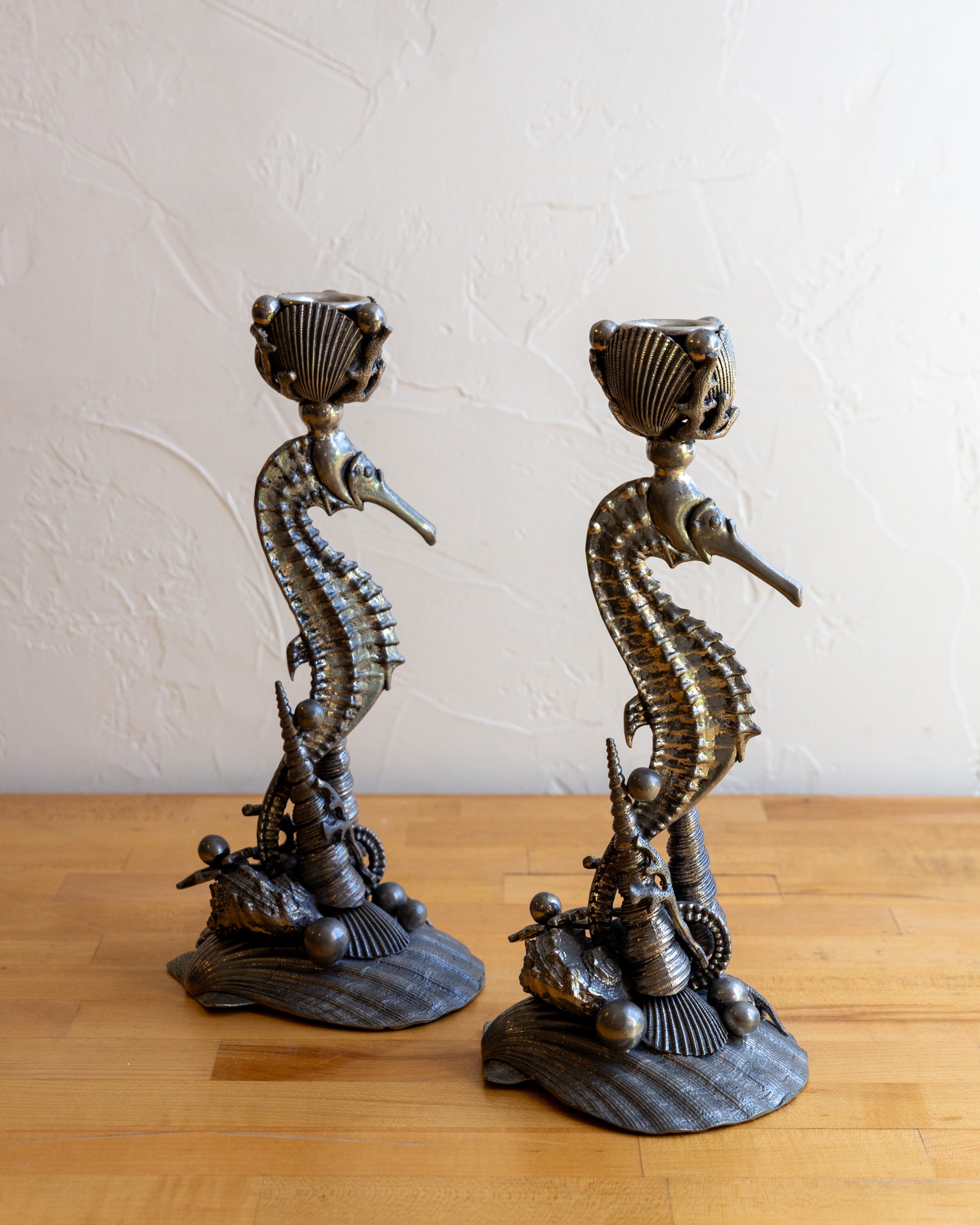 Vintage Piero Figura Candlesticks Made in Milan, Italy