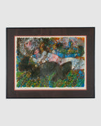 Artist Theo Tobiasse Ruth Et Booz Lithograph, Signed Artist Proof