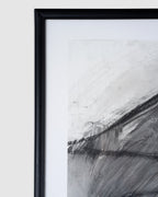 Vintage Nude Woman Sketch Mix Medium Framed