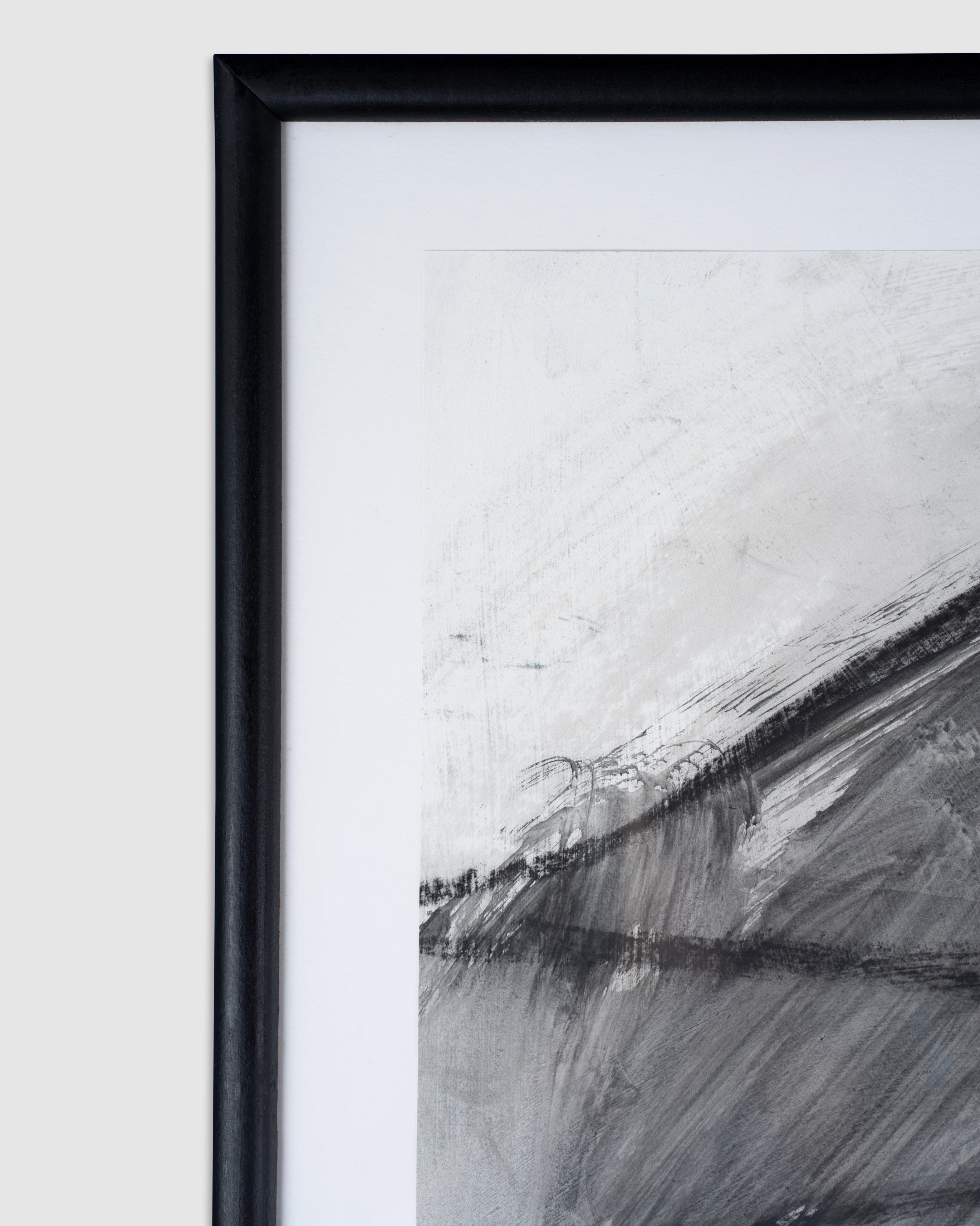 Vintage Nude Woman Sketch Mix Medium Framed