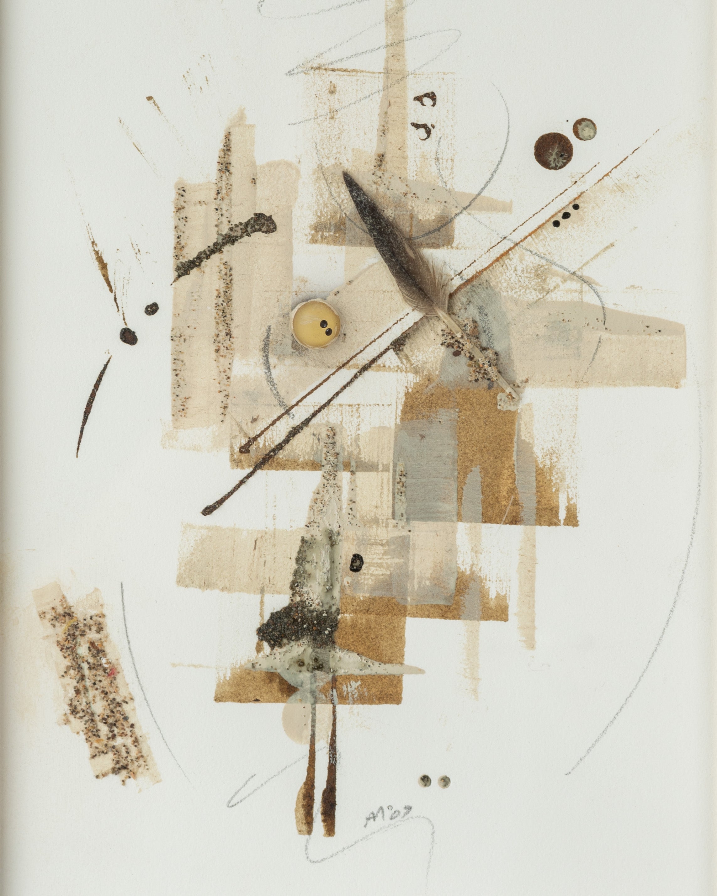 Alan Moore Abstract Mix Media