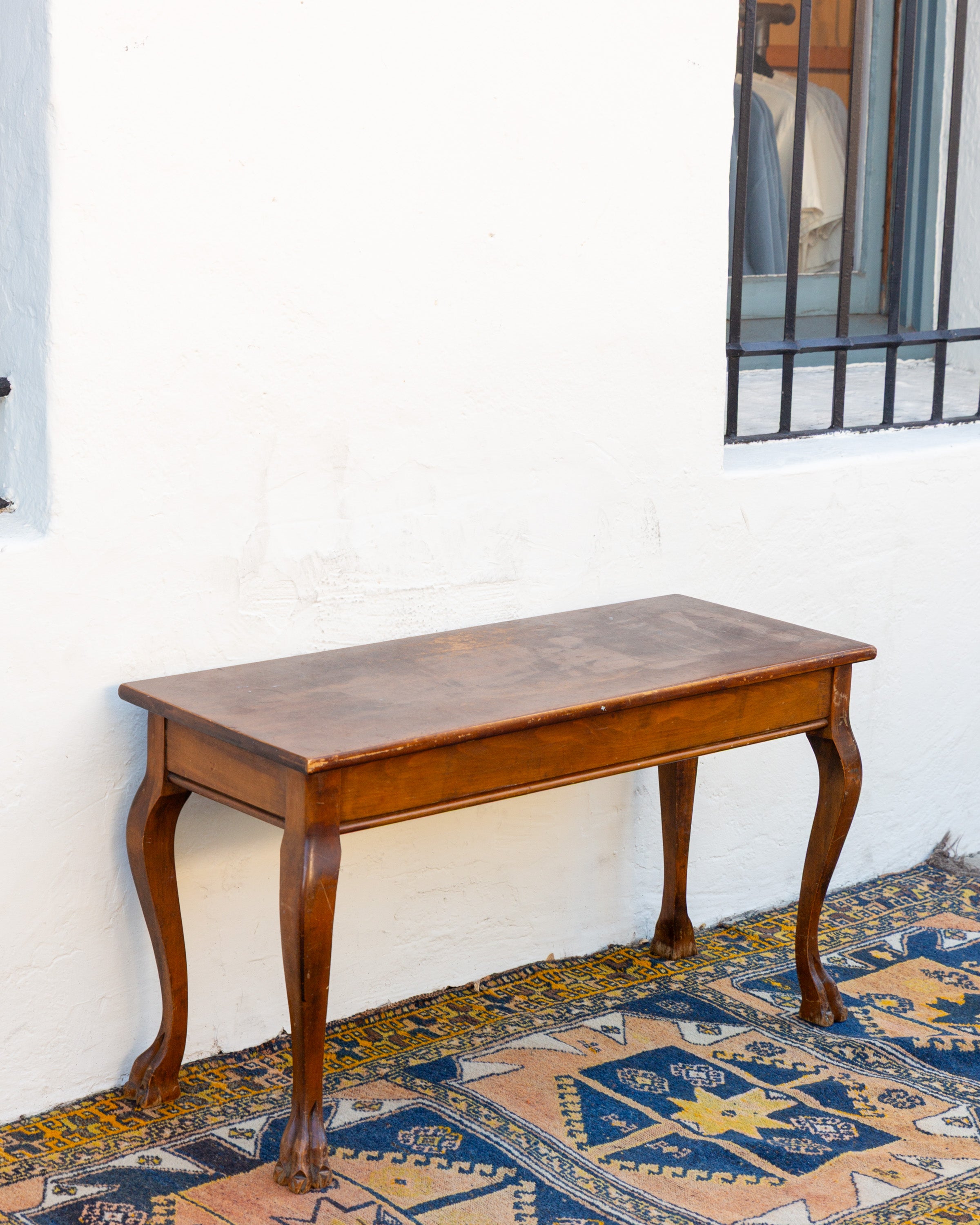 Vintage Piano Bench with Storage