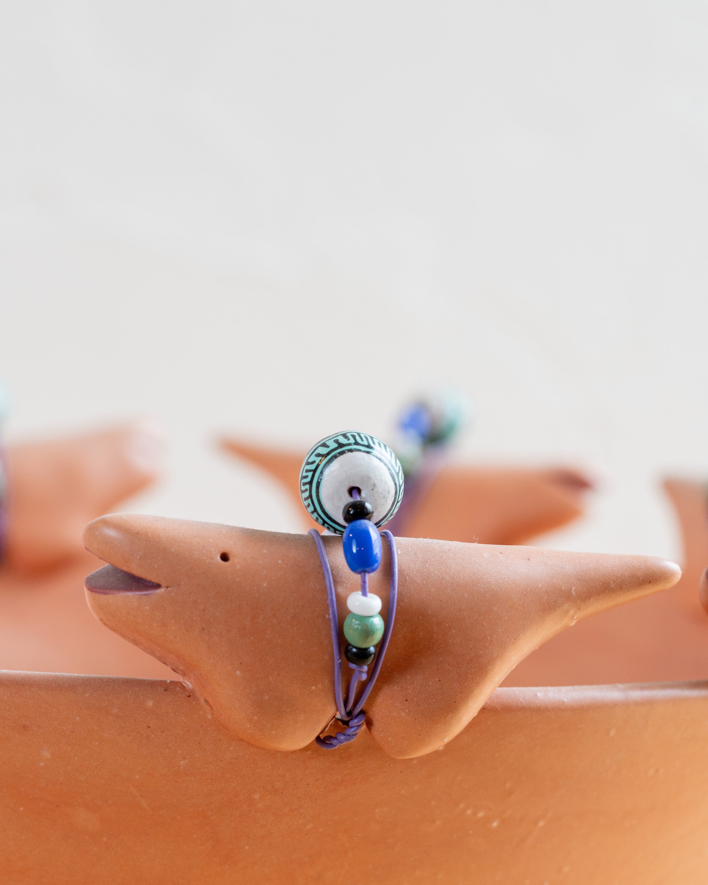 Whimsical Art Pottery Large Pot by Robin Spear