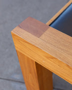 Custom Chair Made Out of Elmwood By French Architect