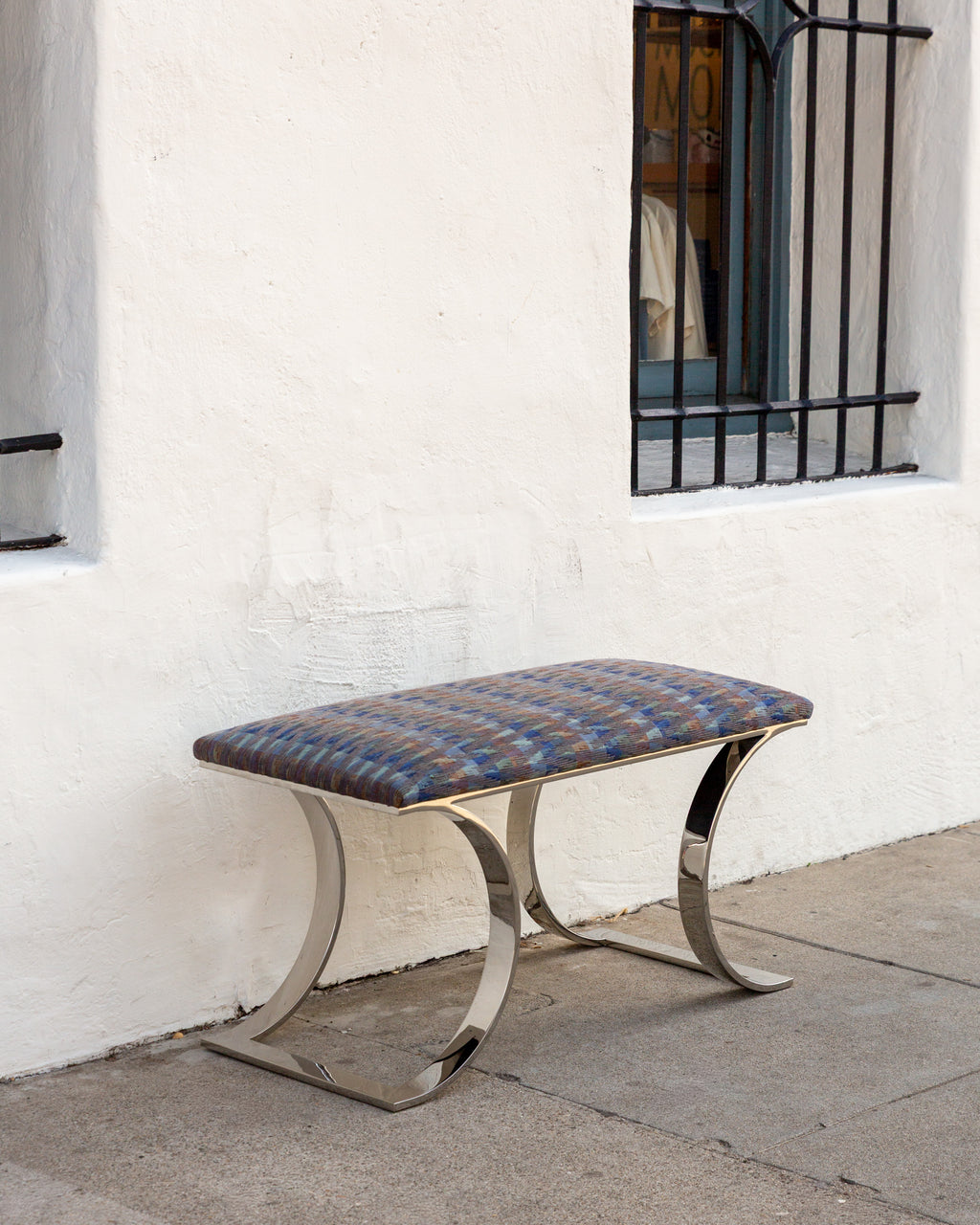 Vintage 1970s Karl Springer Bench