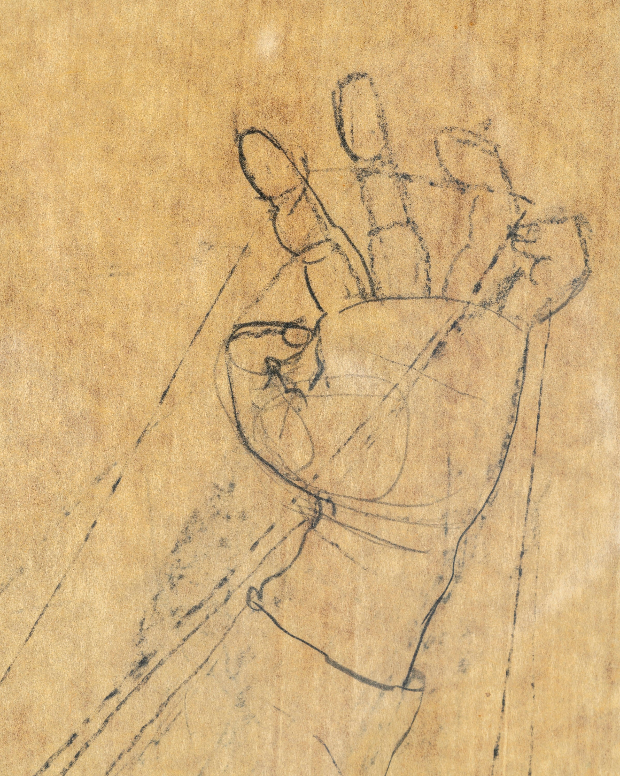 Olga Higgins Santa Barbara Artist Pencil Drawing – The Blue Door