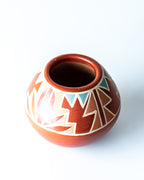 Vintage Handmade Polychrome Santa Clara Pueblo Pottery