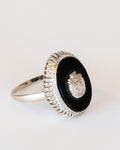 10K White Gold Coat of Arms Ring