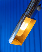 Mid Century Modern Chrome Pharmacy Style Floor Lamp by Casella Lighting