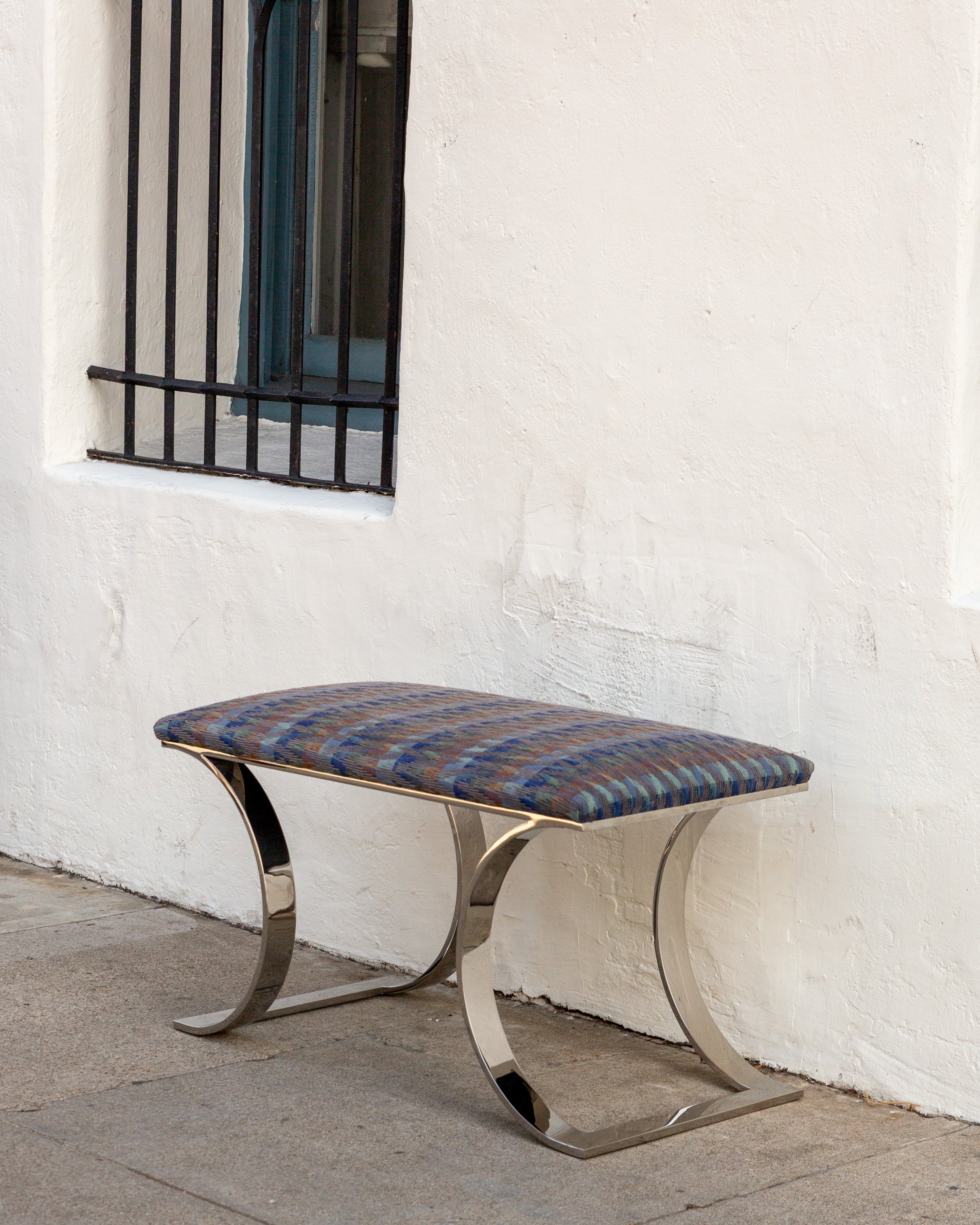 Vintage 1970s Karl Springer Bench