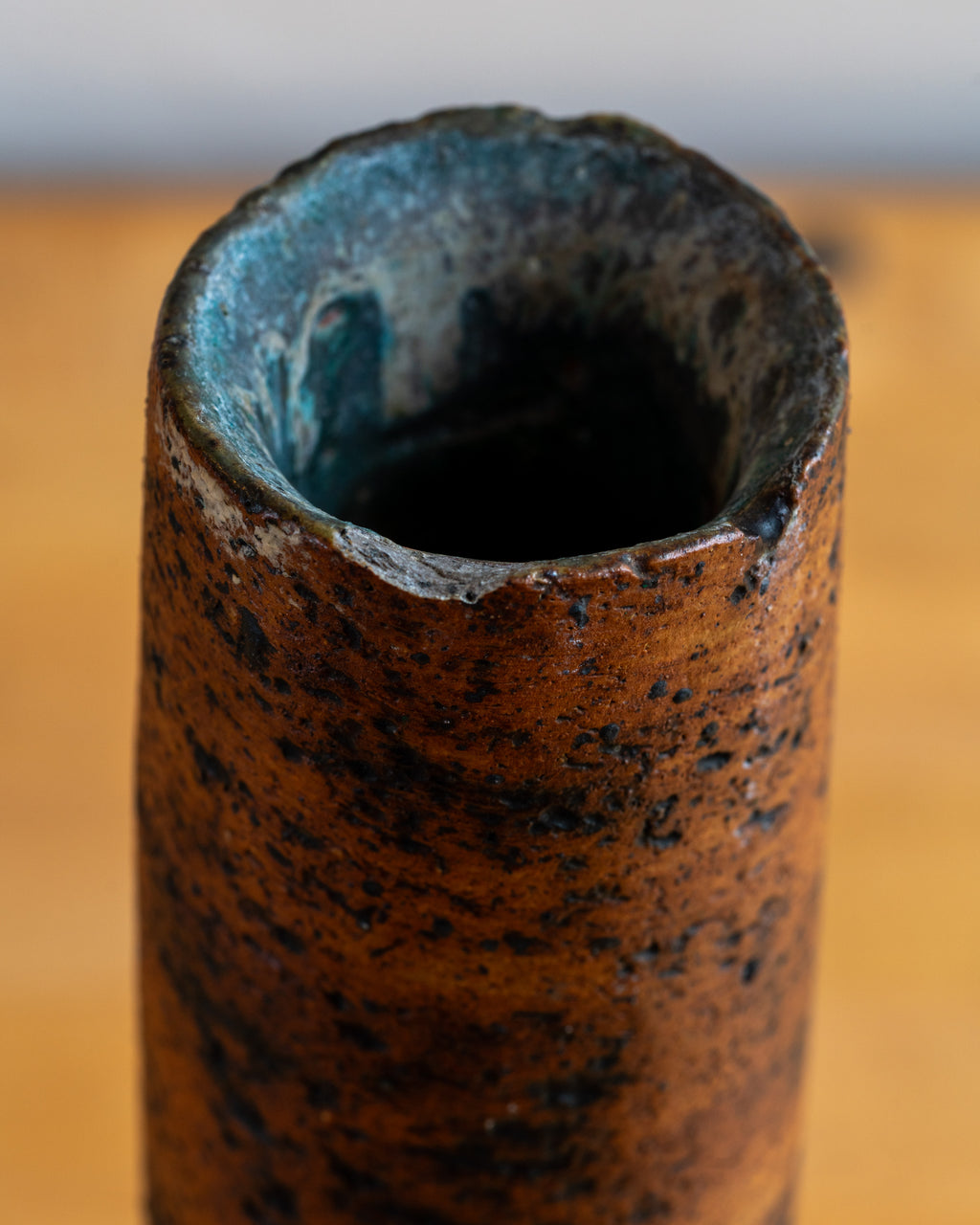 Vintage Alan Wallwork Studio Pottery Stoneware Vase