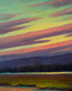 Vintage Landscape Painting "Twilight"