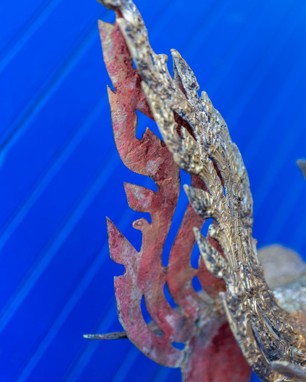 Vintage Bronze Mythical Hindu Bird on New Base