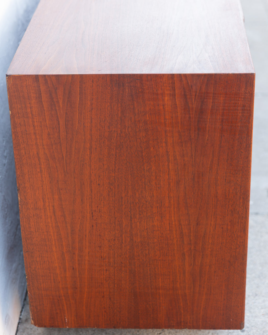 John Kapel Mid Century Modern Walnut Double Dresser For Glenn of California