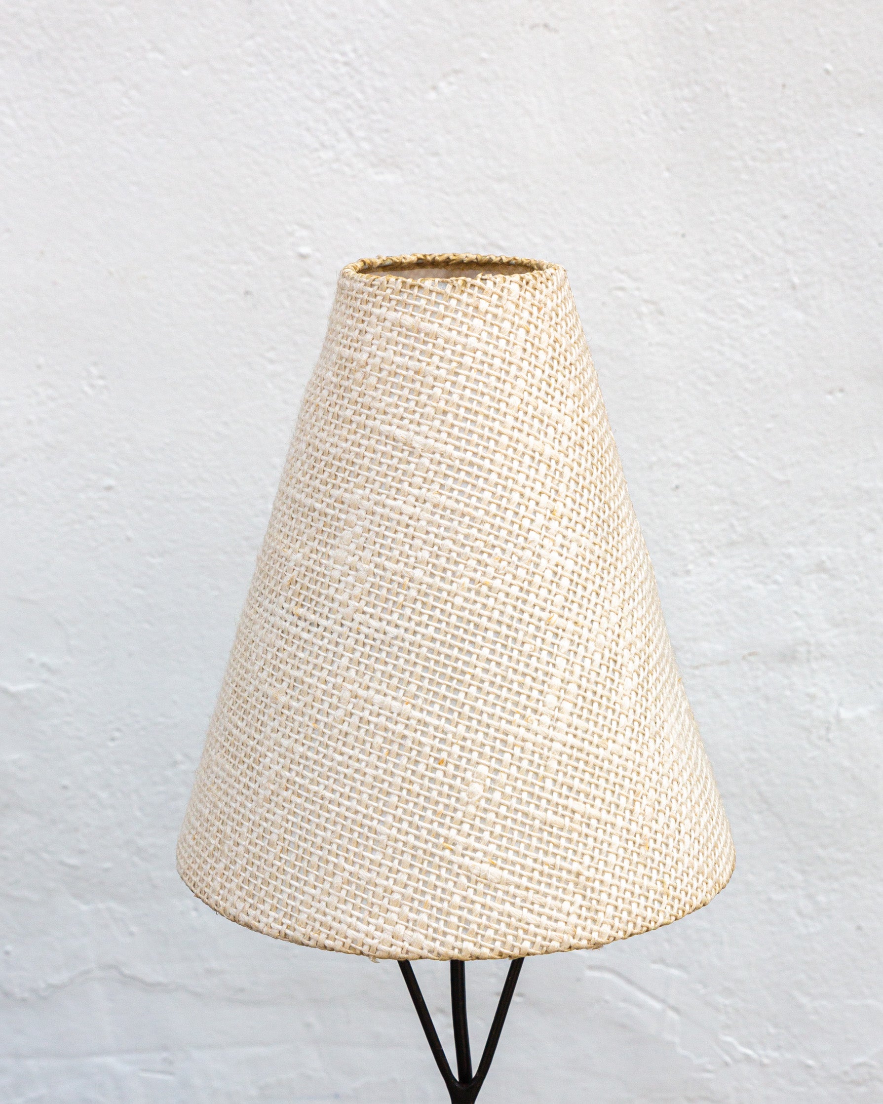 Original Early 1950s Carl Aubock Vice Versa Iron Floor Lamp