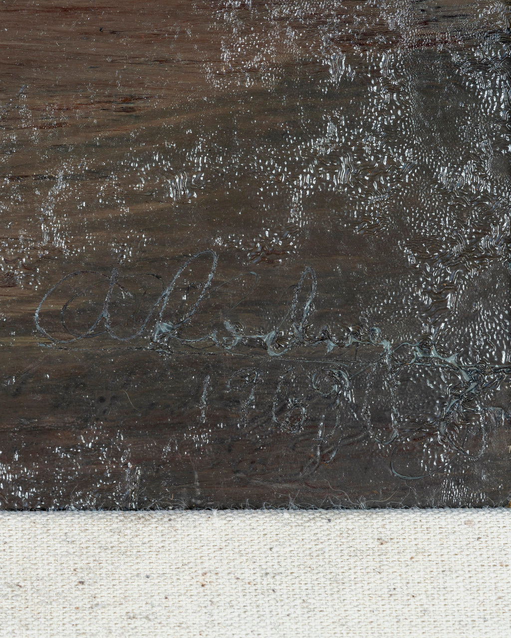 A. Rodriquez, Mexico City, 1969, Oil On Panel