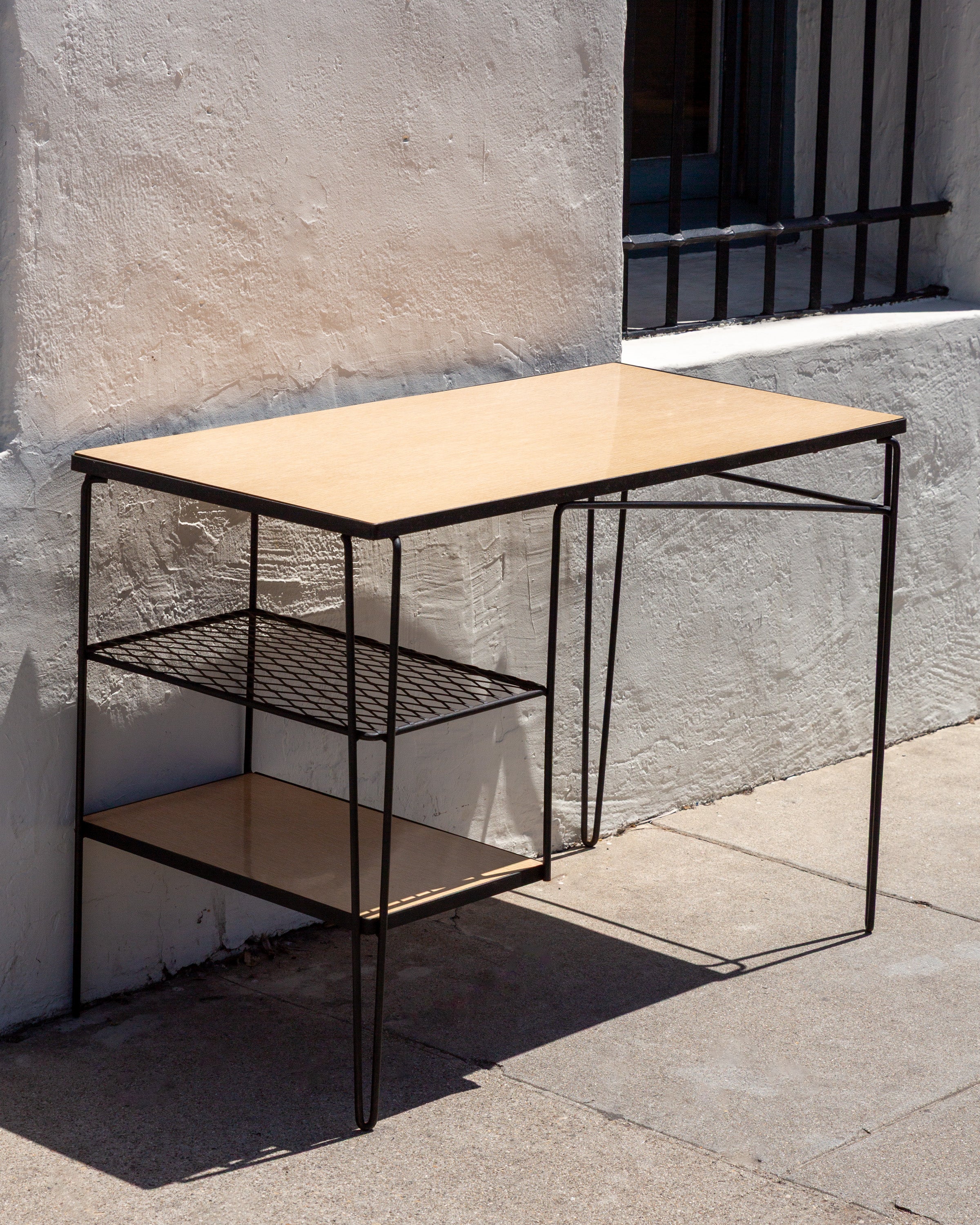 Mid Century Desk Thin Line Pacific Design