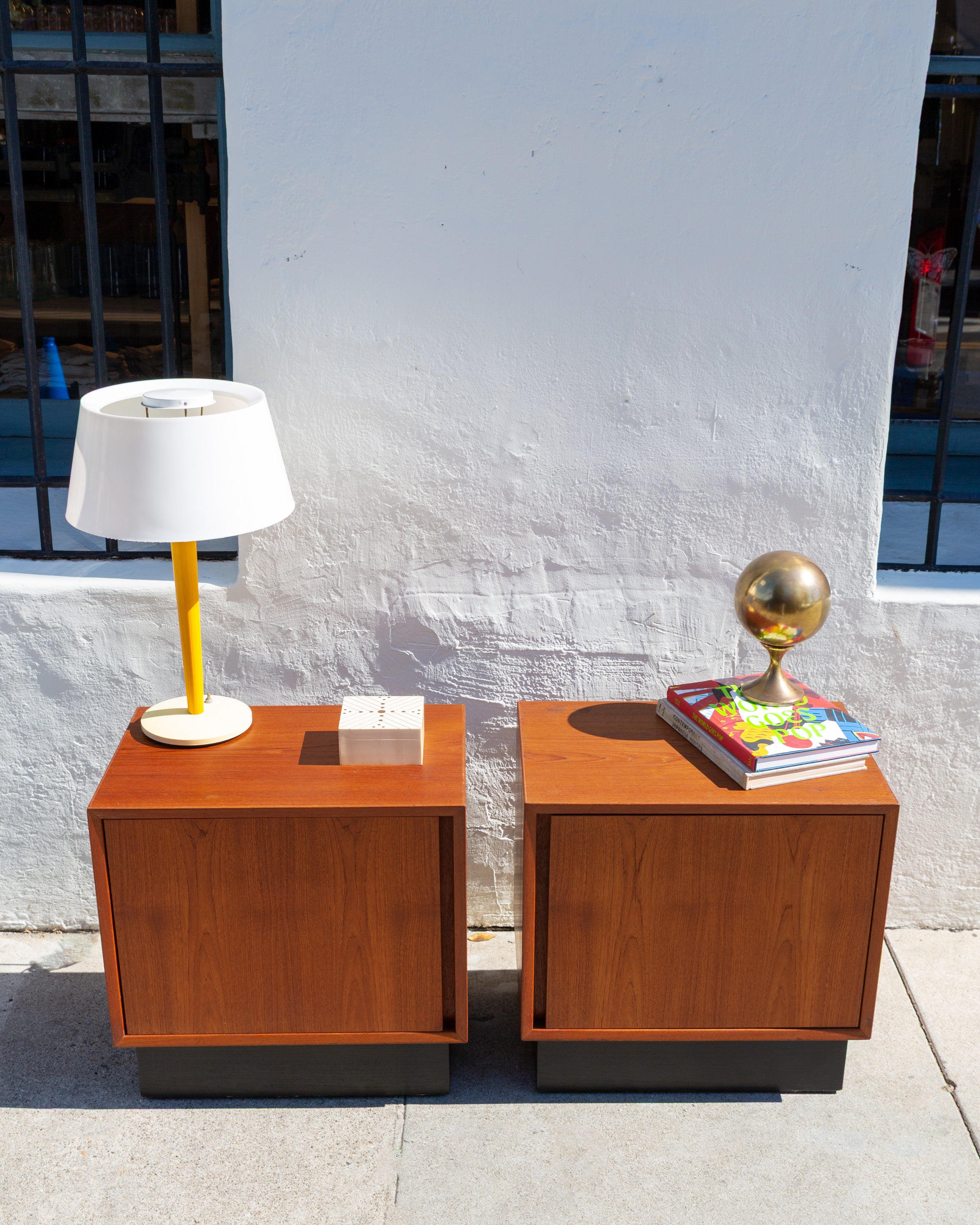 Mid Century Modern Teak Night Stand from Norway (Pair)