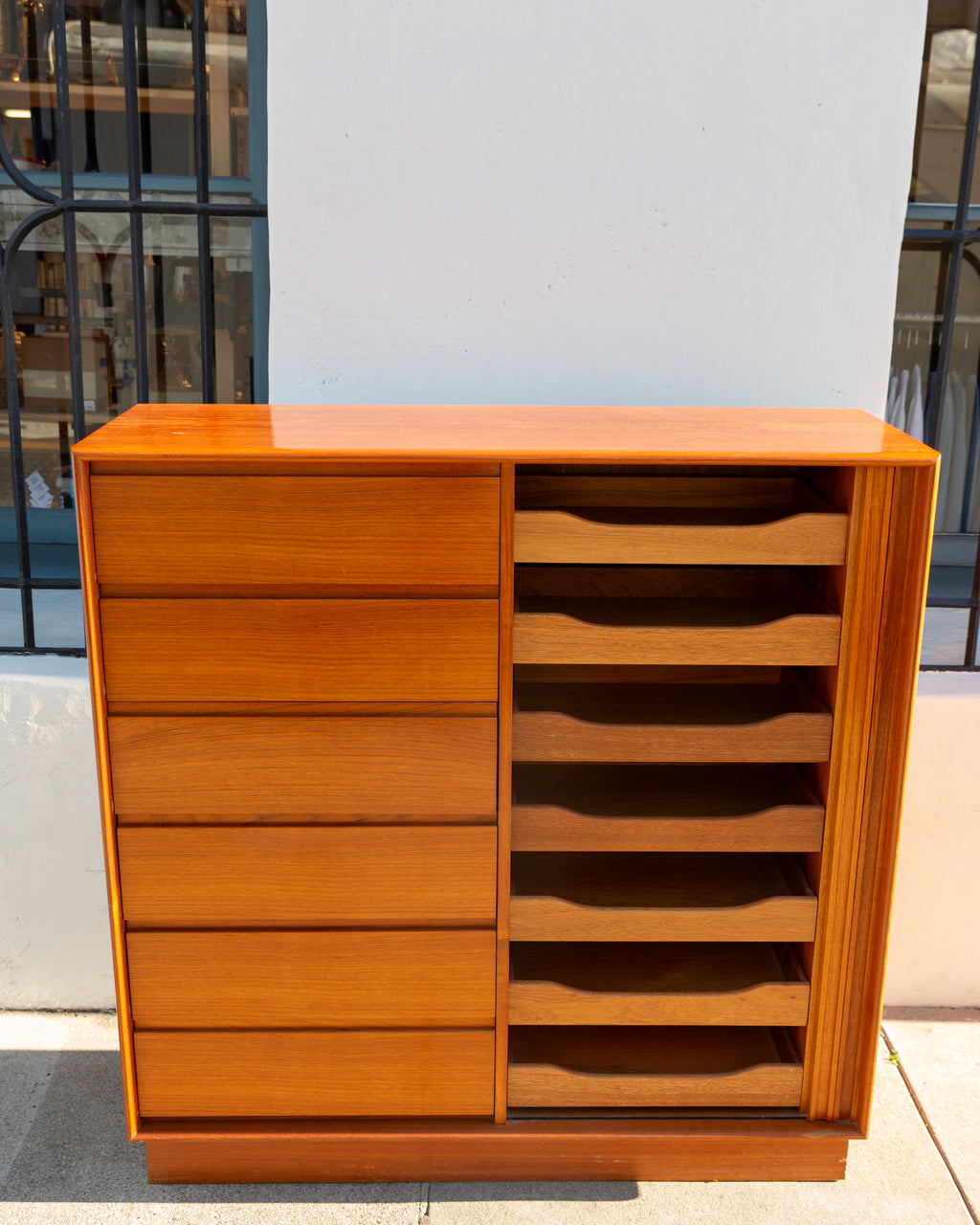 Vintage 1960s Danish Teak Dresser/Wardrobe