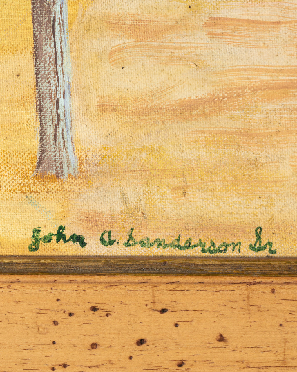 Oil on Board Southwest Adobe Life Painting