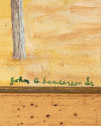 Oil on Board Southwest Adobe Life Painting