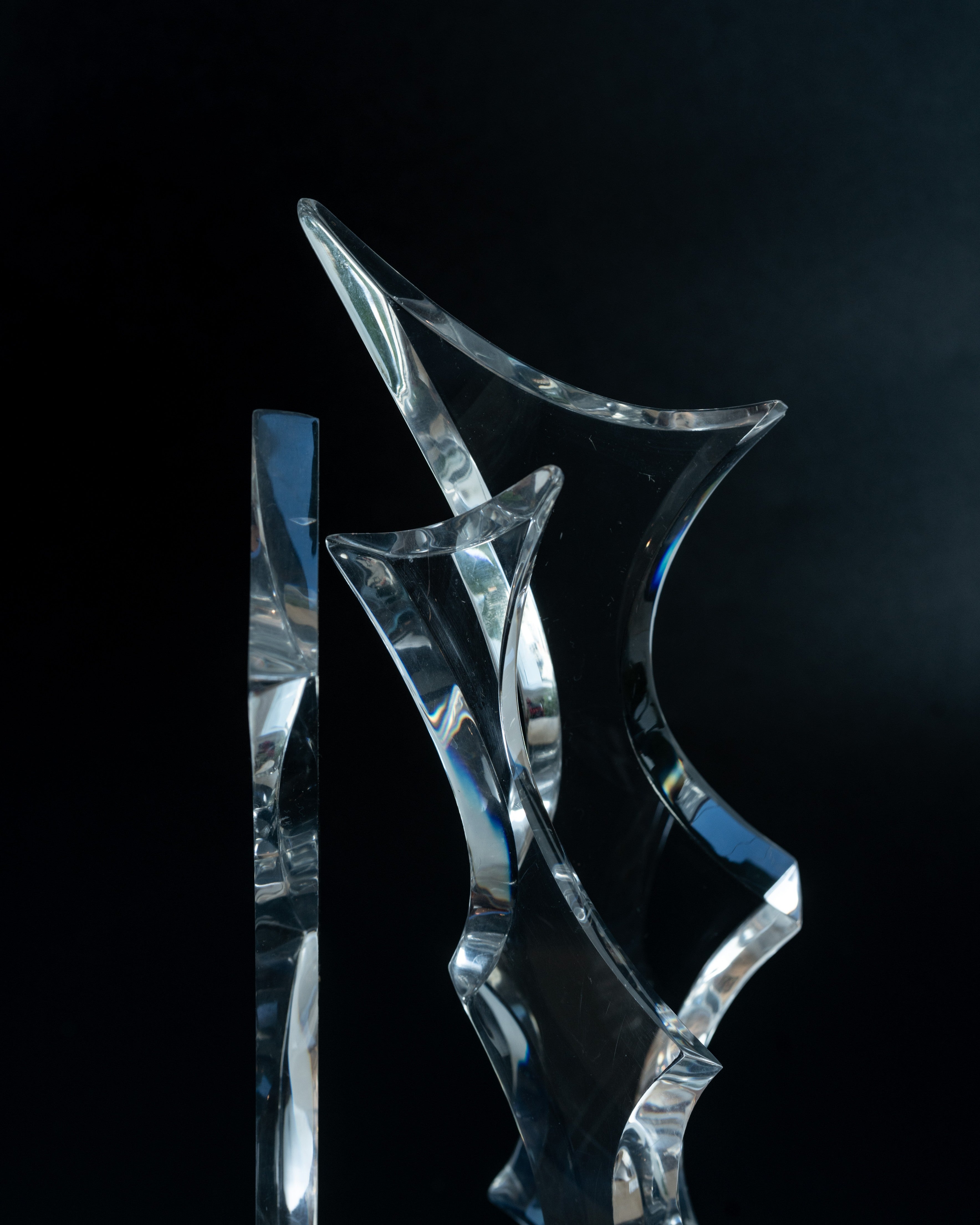 Vintage Norman Mercer Lucite Sculpture