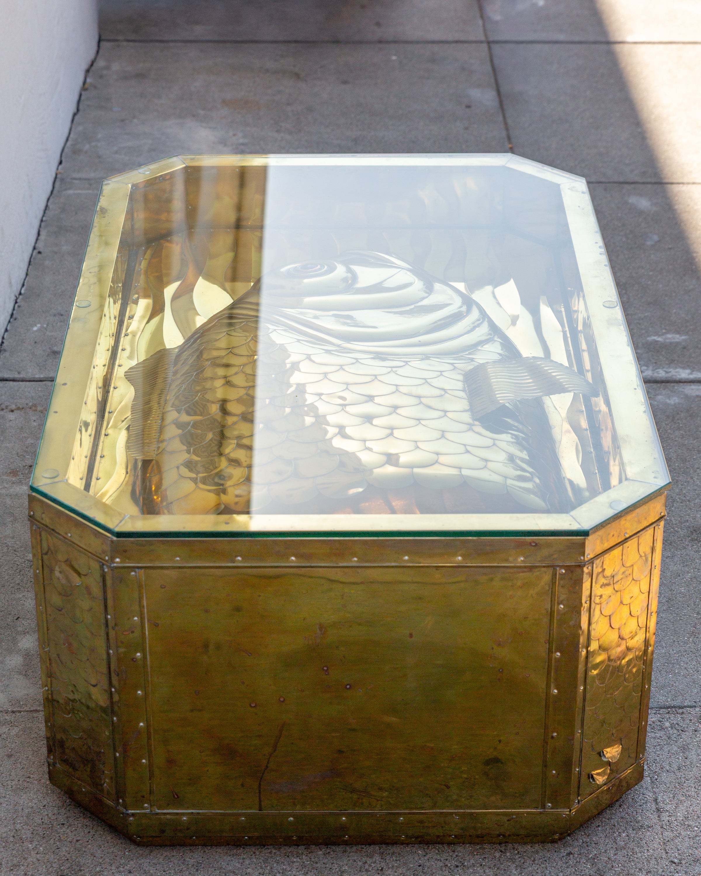 Rare Sergio Bustamante "Fish" Coffee Table