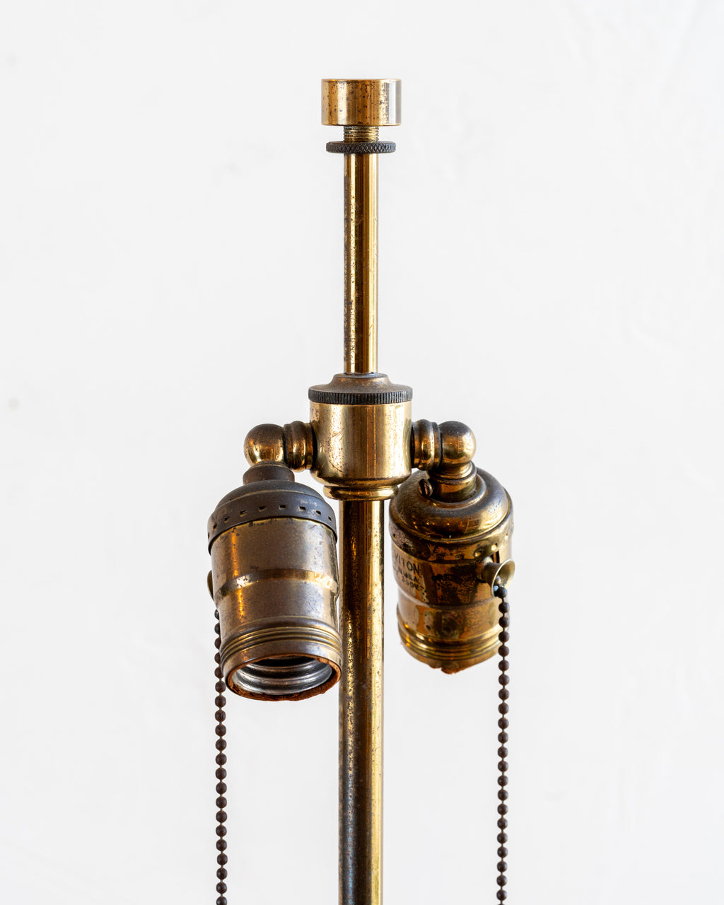 White Calcutta Marble Pair of Lamps by Robsjohn Gibbings for Hansen NYC, 1960's