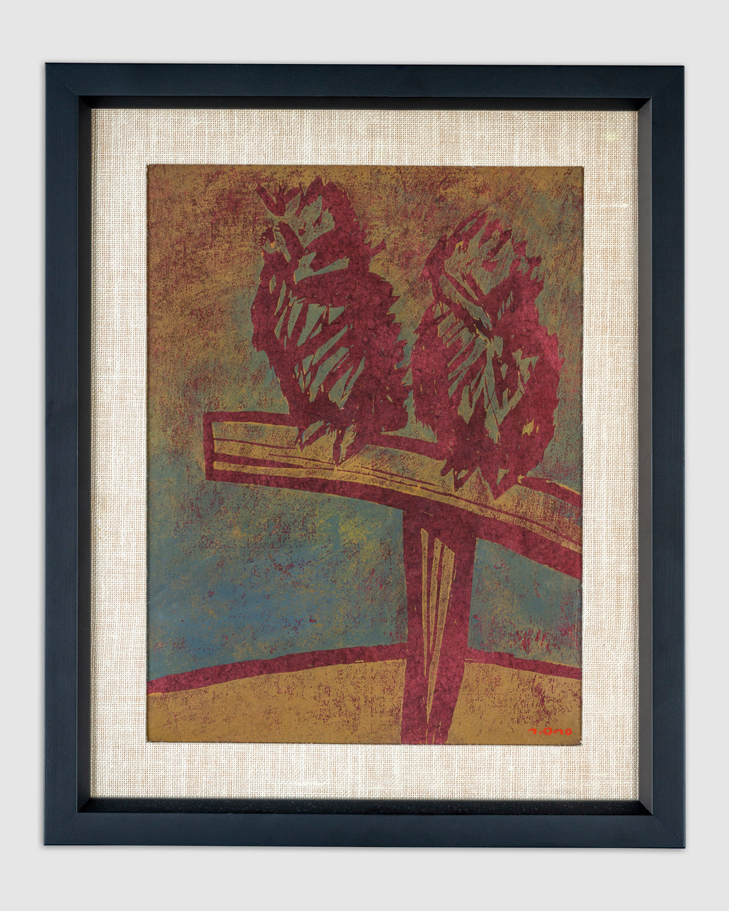 1960s Wood Block Japan by Tadashige One