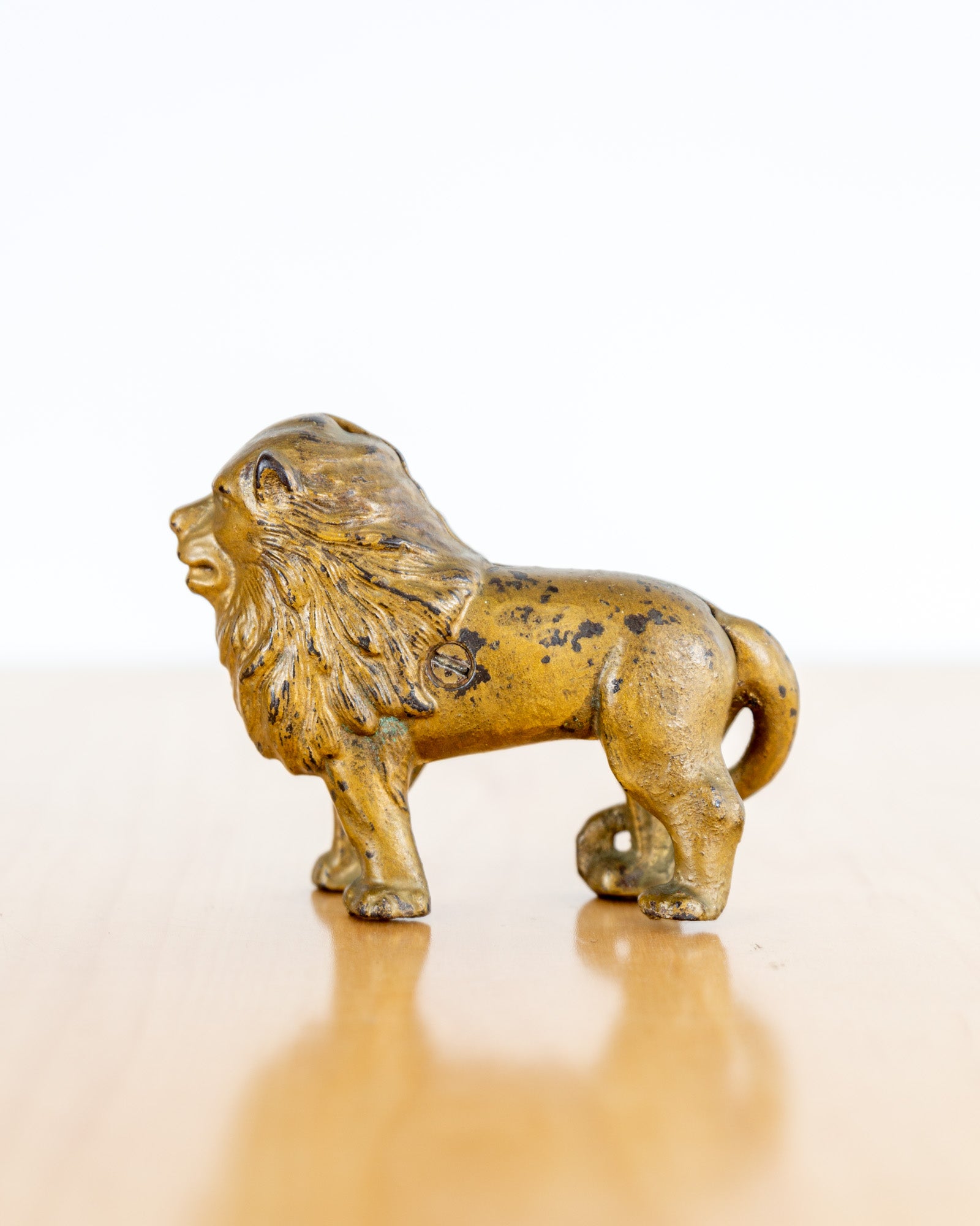 1930’s Metal Lion Piggy Bank