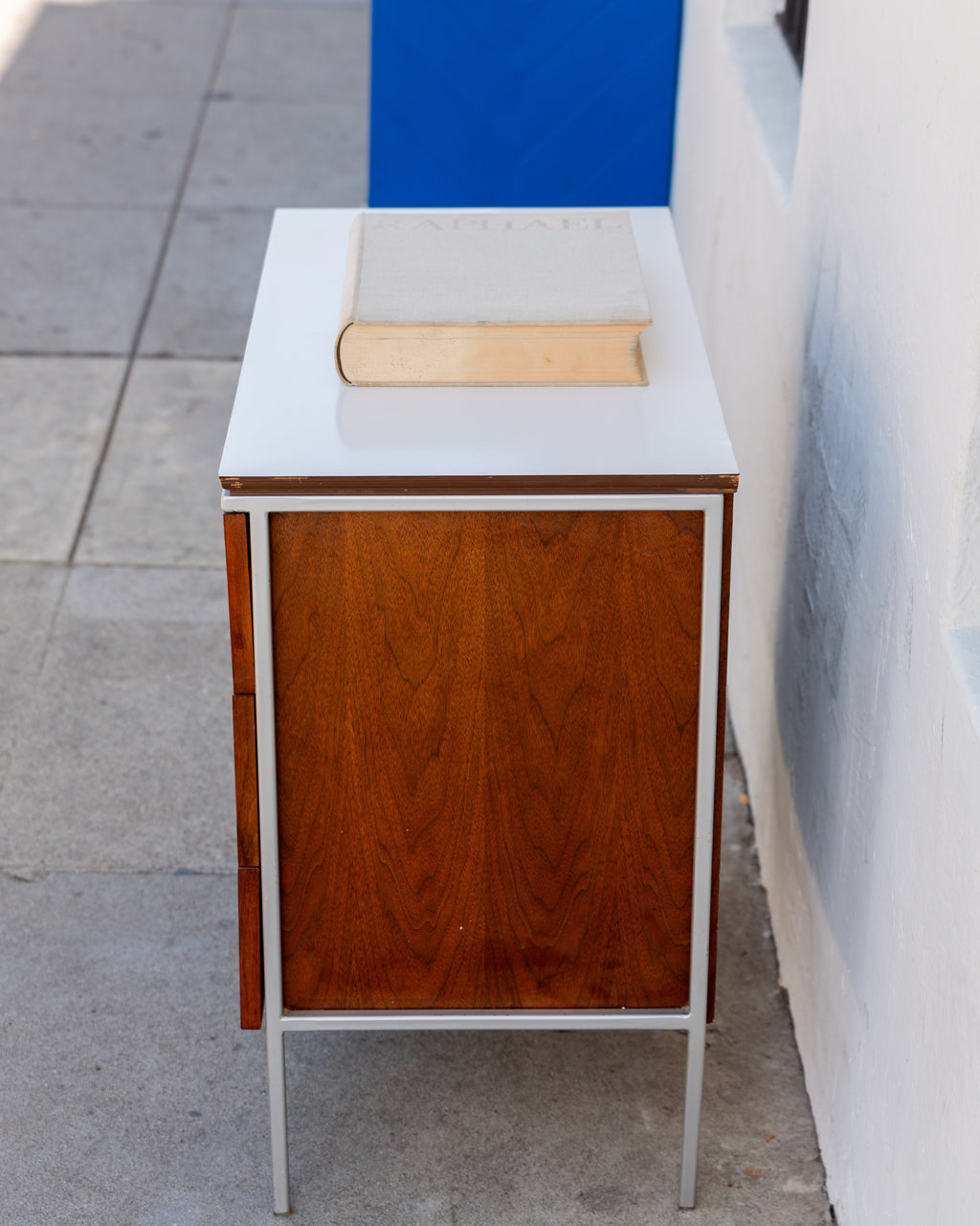 Vintage 1960s Vista of California, Walnut 3-Drawer Dresser