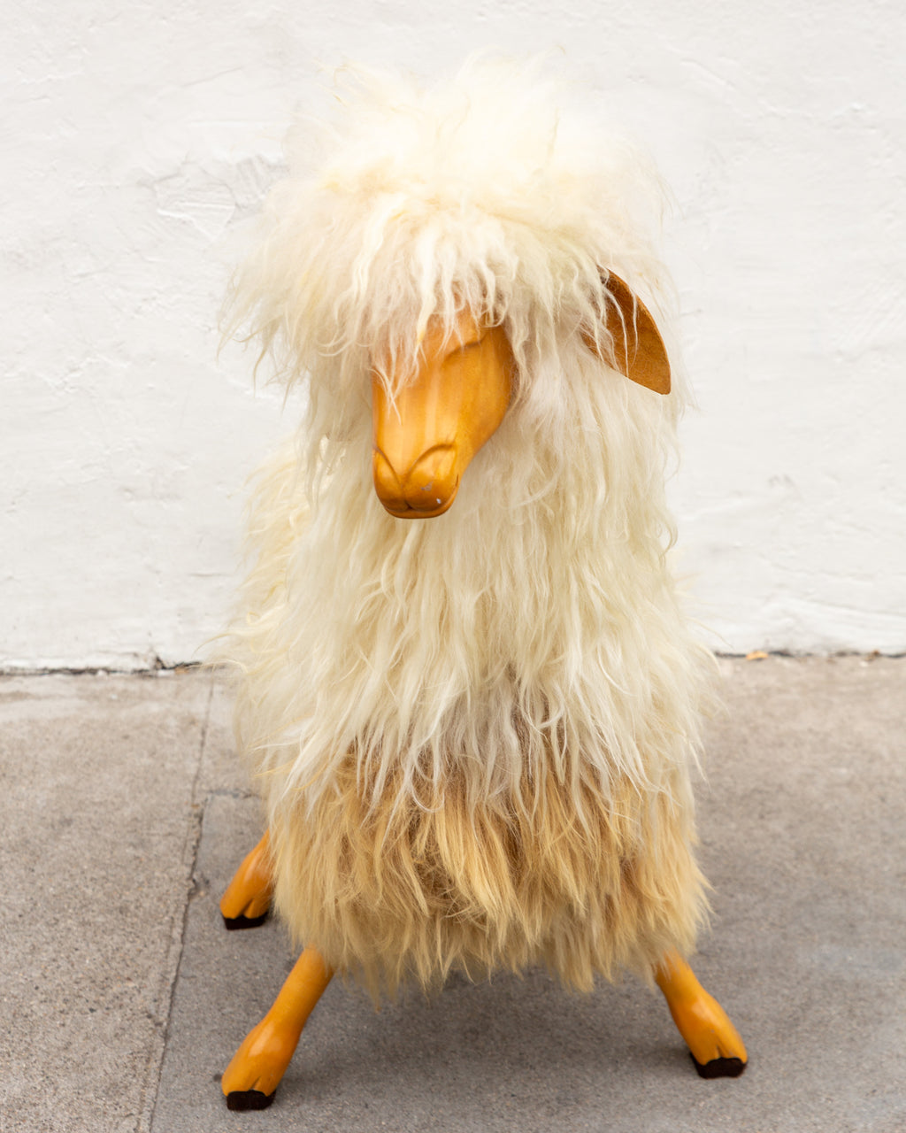Vintage Llama Stool