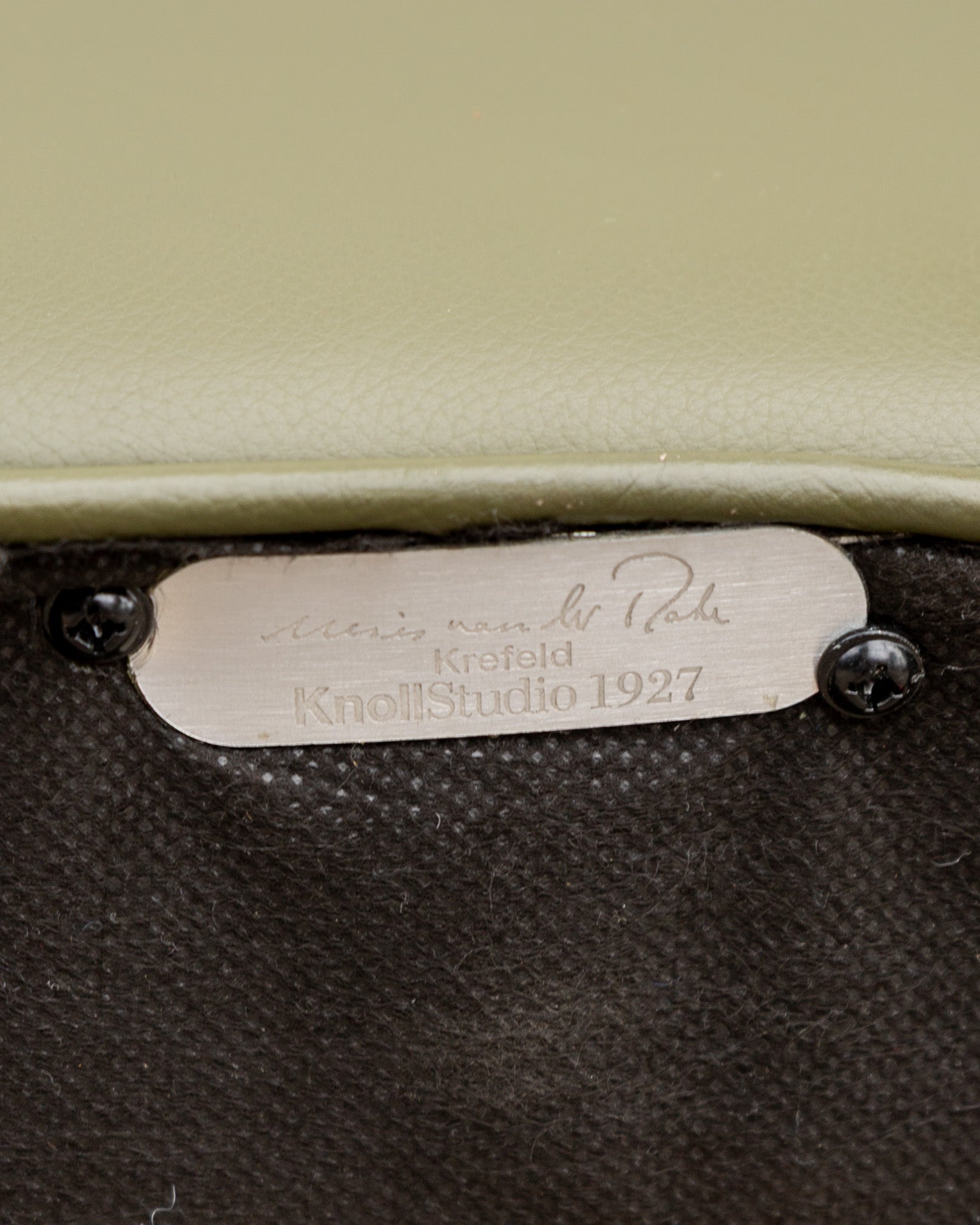 Mies Van Der Rohe Krefeld Leather Club Chair for Knoll International