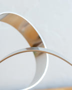 1978 Dan Murphy Aluminum Abstract Sculpture with Lucite Base