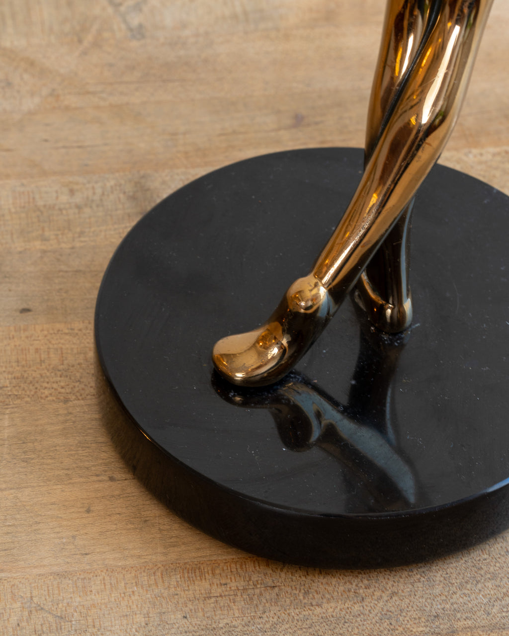 Circa 1982 Bronze Female Ballerina Sculpture By Tom & Bob Bennett