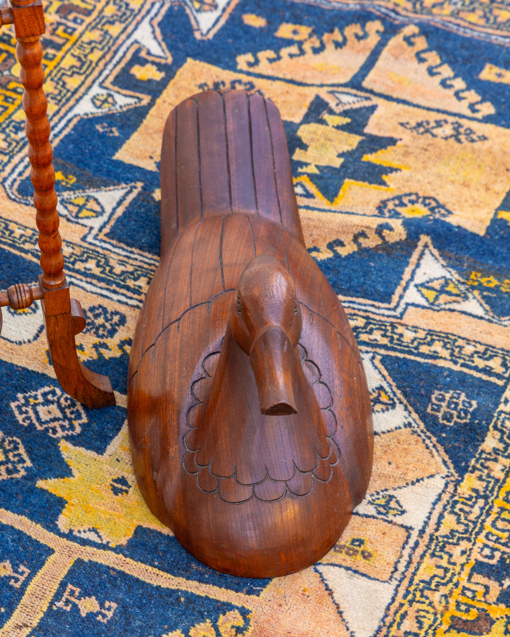 Giant Carved Duck Box