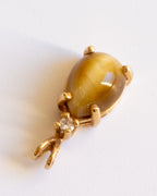 14k Pendant Tiger's Eye
