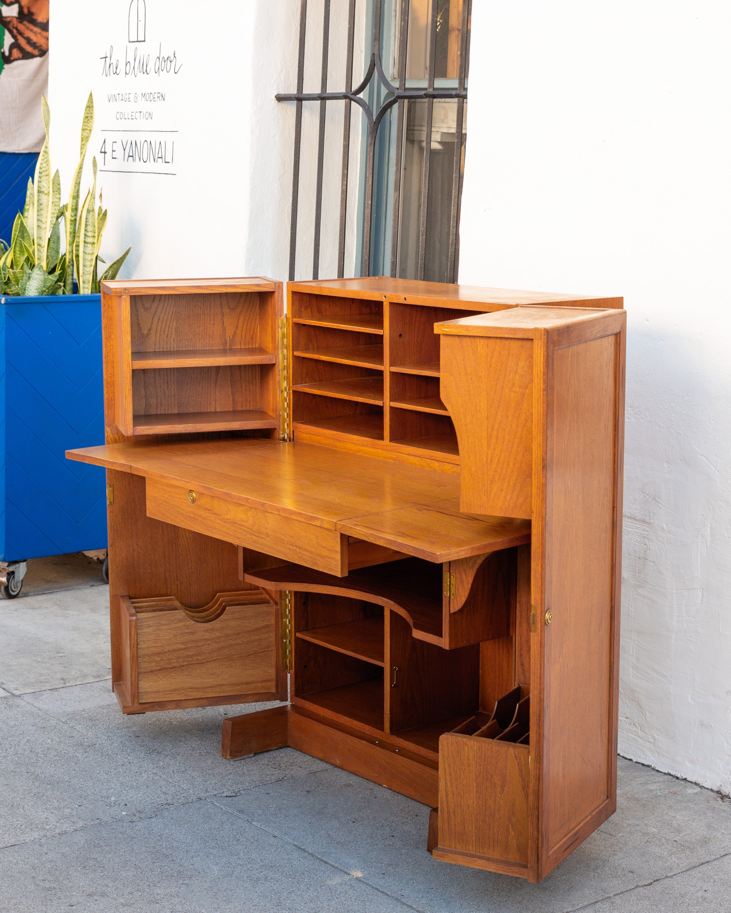 Mid-Century Scandinavian Magic Box Desk