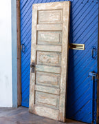 Antique Solid Wood Door with Original Hardware