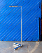 Mid Century Modern Chrome Pharmacy Style Floor Lamp by Casella Lighting