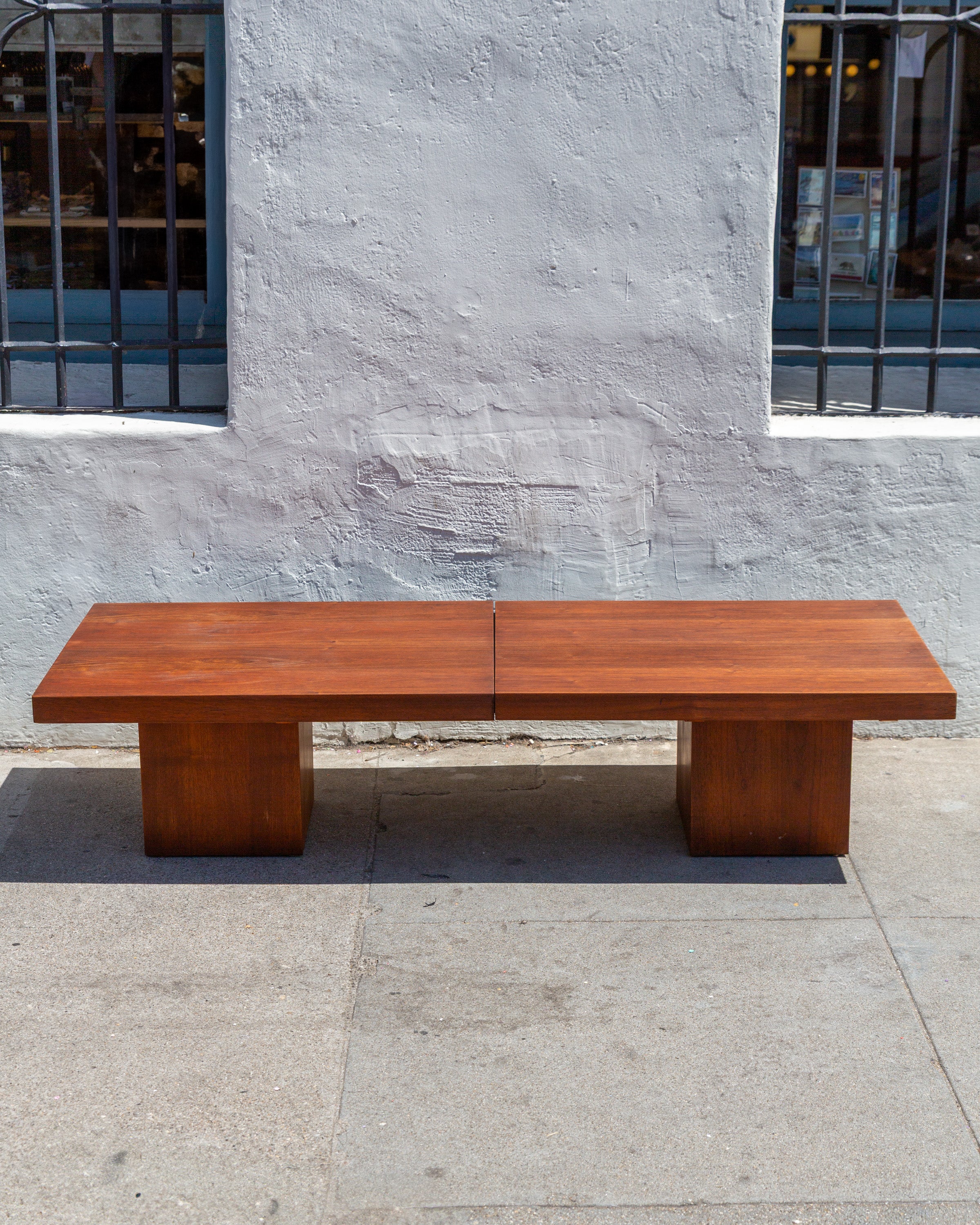Mid-Century Walnut Expanding Coffee Table by John Keal for Brown Saltman