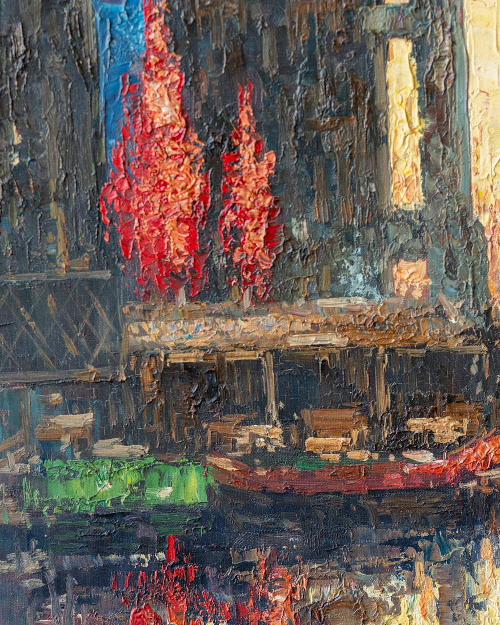 American Modernist Abstract Painting By John Frederick Helm, Jr